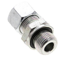 12L & M18x1.5 Zink plated Steel Straight Cutting Fitting with Male Threads 315 bar NBR ISO 8434-1