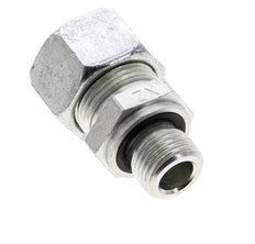 15L & M16x1.5 Zink plated Steel Straight Cutting Fitting with Male Threads 315 bar NBR ISO 8434-1