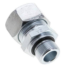 22L & M22x1.5 Zink plated Steel Straight Cutting Fitting with Male Threads 160 bar NBR ISO 8434-1
