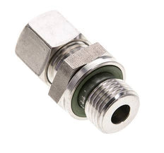 10L & M16x1.5 Stainless Steel Straight Cutting Fitting with Male Threads 315 bar FKM ISO 8434-1