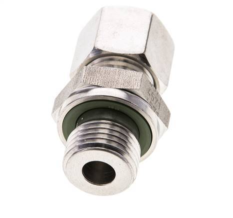 10L & M16x1.5 Stainless Steel Straight Cutting Fitting with Male Threads 315 bar FKM ISO 8434-1