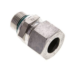 15L & M18x1.5 Stainless Steel Straight Cutting Fitting with Male Threads 315 bar FKM ISO 8434-1