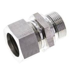 28L & M33x2 Stainless Steel Straight Cutting Fitting with Male Threads 160 bar FKM ISO 8434-1