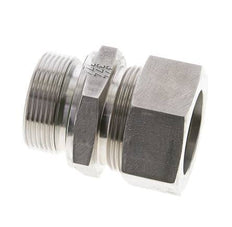 35L & M42x2 Stainless Steel Straight Cutting Fitting with Male Threads 160 bar FKM ISO 8434-1