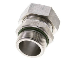 42L & M48x2 Stainless Steel Straight Cutting Fitting with Male Threads 160 bar FKM ISO 8434-1