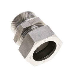 42L & M48x2 Stainless Steel Straight Cutting Fitting with Male Threads 160 bar FKM ISO 8434-1