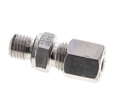 6S & M12x1.5 Stainless Steel Straight Cutting Fitting with Male Threads 630 bar FKM ISO 8434-1