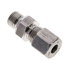 8S & M14x1.5 Stainless Steel Straight Cutting Fitting with Male Threads 630 bar FKM ISO 8434-1