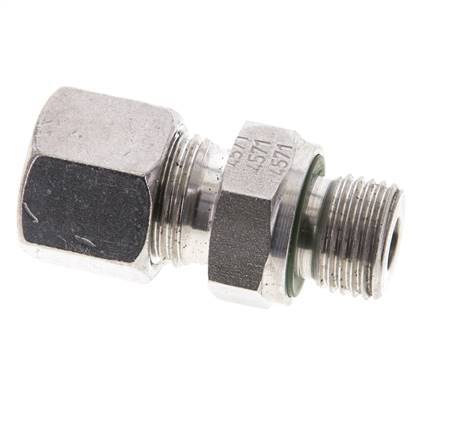 10S & M16x1.5 Stainless Steel Straight Cutting Fitting with Male Threads 630 bar FKM ISO 8434-1