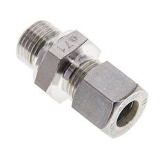 10L & M16x1.5 Stainless Steel Straight Compression Fitting with Male Threads 315 bar FKM ISO 8434-1