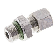 10L & M16x1.5 Stainless Steel Straight Compression Fitting with Male Threads 315 bar FKM ISO 8434-1