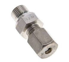 6S & M14x1.5 Stainless Steel Straight Compression Fitting with Male Threads 500 bar FKM ISO 8434-1