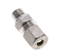 8S & M14x1.5 Stainless Steel Straight Compression Fitting with Male Threads 500 bar FKM ISO 8434-1