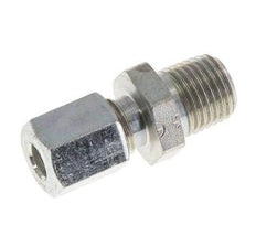 6L & R1/4'' Zink plated Steel Straight Cutting Fitting with Male Threads 315 bar ISO 8434-1