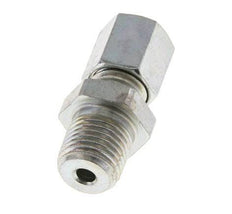 6L & R1/4'' Zink plated Steel Straight Cutting Fitting with Male Threads 315 bar ISO 8434-1