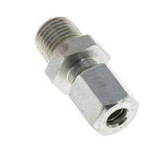 6L & R1/4'' Zink plated Steel Straight Cutting Fitting with Male Threads 315 bar ISO 8434-1