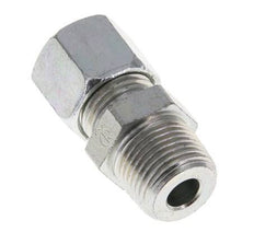 10L & R3/8'' Zink plated Steel Straight Cutting Fitting with Male Threads 315 bar ISO 8434-1