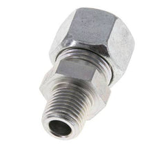 12L & R1/4'' Zink plated Steel Straight Cutting Fitting with Male Threads 315 bar ISO 8434-1