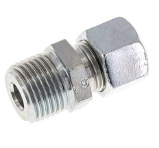 12L & R1/2'' Zink plated Steel Straight Cutting Fitting with Male Threads 315 bar ISO 8434-1