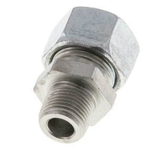 15L & R3/8'' Zink plated Steel Straight Cutting Fitting with Male Threads 315 bar ISO 8434-1