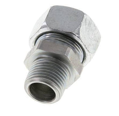 18L & R1/2'' Zink plated Steel Straight Cutting Fitting with Male Threads 315 bar ISO 8434-1