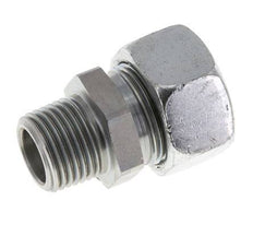 18L & R1/2'' Zink plated Steel Straight Cutting Fitting with Male Threads 315 bar ISO 8434-1