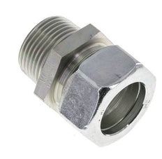 28L & R1'' Zink plated Steel Straight Cutting Fitting with Male Threads 160 bar ISO 8434-1