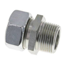 28L & R1'' Zink plated Steel Straight Cutting Fitting with Male Threads 160 bar ISO 8434-1