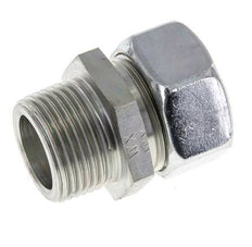 28L & R1'' Zink plated Steel Straight Cutting Fitting with Male Threads 160 bar ISO 8434-1