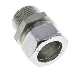 28L & R1'' Zink plated Steel Straight Cutting Fitting with Male Threads 160 bar ISO 8434-1