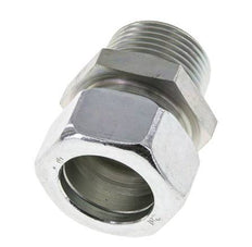 28L & R1'' Zink plated Steel Straight Cutting Fitting with Male Threads 160 bar ISO 8434-1