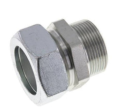 42L & R1-1/2'' Zink plated Steel Straight Cutting Fitting with Male Threads 160 bar ISO 8434-1