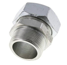 42L & R1-1/2'' Zink plated Steel Straight Cutting Fitting with Male Threads 160 bar ISO 8434-1