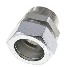 42L & R1-1/2'' Zink plated Steel Straight Cutting Fitting with Male Threads 160 bar ISO 8434-1