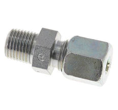 6S & R1/4'' Zink plated Steel Straight Cutting Fitting with Male Threads 630 bar ISO 8434-1