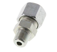 10S & R1/4'' Zink plated Steel Straight Cutting Fitting with Male Threads 630 bar ISO 8434-1