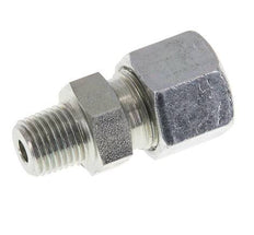 10S & R1/4'' Zink plated Steel Straight Cutting Fitting with Male Threads 630 bar ISO 8434-1