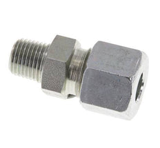 10S & R1/4'' Zink plated Steel Straight Cutting Fitting with Male Threads 630 bar ISO 8434-1