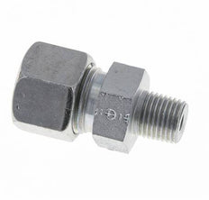 12S & R1/4'' Zink plated Steel Straight Cutting Fitting with Male Threads 630 bar ISO 8434-1