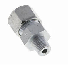 12S & R1/4'' Zink plated Steel Straight Cutting Fitting with Male Threads 630 bar ISO 8434-1