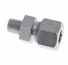 12S & R1/4'' Zink plated Steel Straight Cutting Fitting with Male Threads 630 bar ISO 8434-1