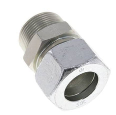 30S & R1-1/4'' Zink plated Steel Straight Cutting Fitting with Male Threads 400 bar ISO 8434-1