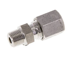 6L & R1/8'' Stainless Steel Straight Cutting Fitting with Male Threads 315 bar ISO 8434-1