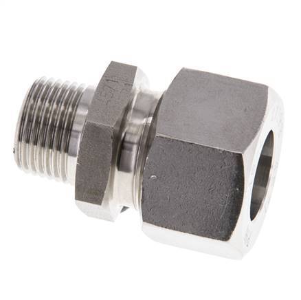 15L & R3/8'' Stainless Steel Straight Cutting Fitting with Male Threads 315 bar ISO 8434-1
