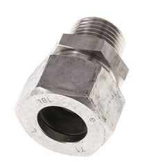 18L & R1/2'' Stainless Steel Straight Cutting Fitting with Male Threads 315 bar ISO 8434-1