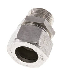 22L & R3/4'' Stainless Steel Straight Cutting Fitting with Male Threads 160 bar ISO 8434-1