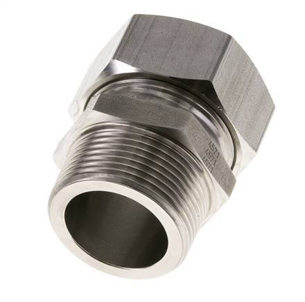 35L & R1-1/4'' Stainless Steel Straight Cutting Fitting with Male Threads 160 bar ISO 8434-1