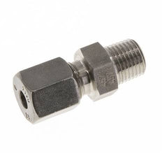 6L & R1/4'' Stainless Steel Straight Cutting Fitting with Male Threads 630 bar ISO 8434-1