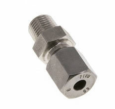 6L & R1/4'' Stainless Steel Straight Cutting Fitting with Male Threads 630 bar ISO 8434-1