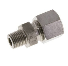 10L & R1/4'' Stainless Steel Straight Cutting Fitting with Male Threads 630 bar ISO 8434-1